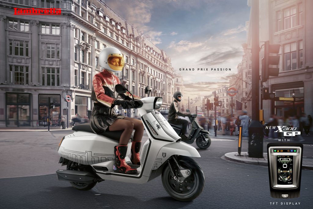 This image has an empty alt attribute; its file name is 02-KV2-Lambretta-X300GP--1024x683.jpg